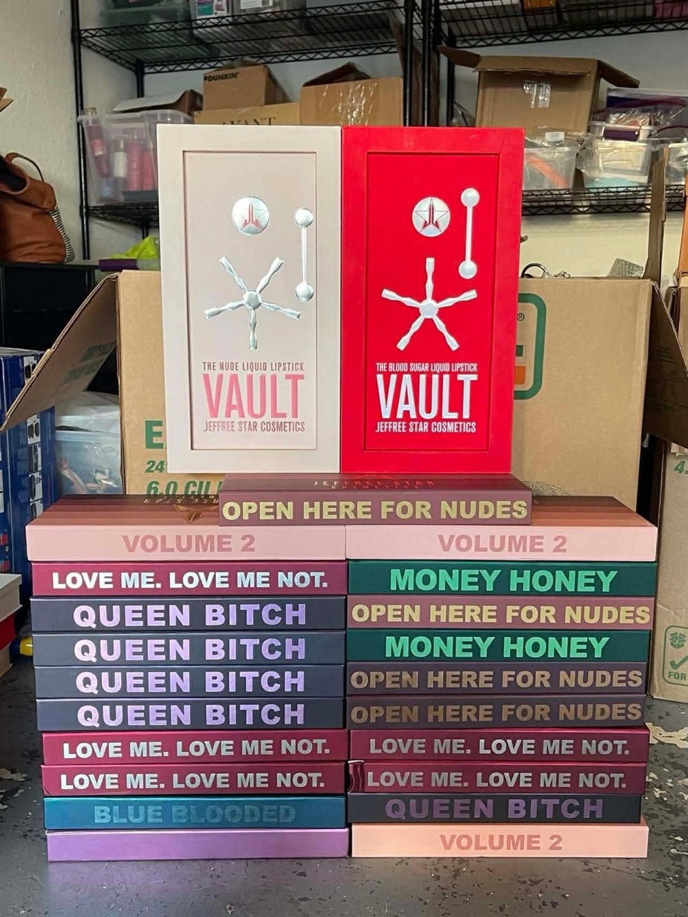 Jeffree Star Lip Kits & Vault Boxes & Display (EMPTY)